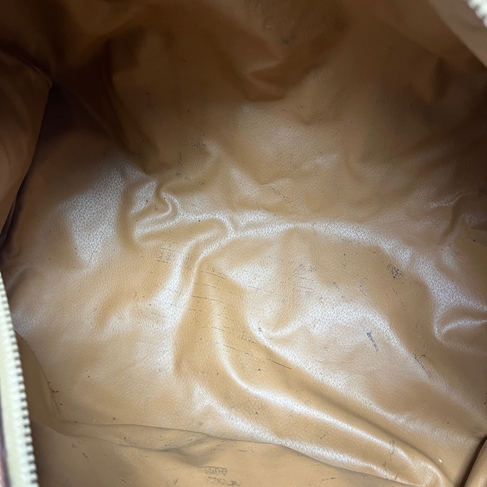 Celine Tan and Brown Duffel Bag, GUC, unisex bag, check pics for rubbed, 19x12” - Picture 15 of 16